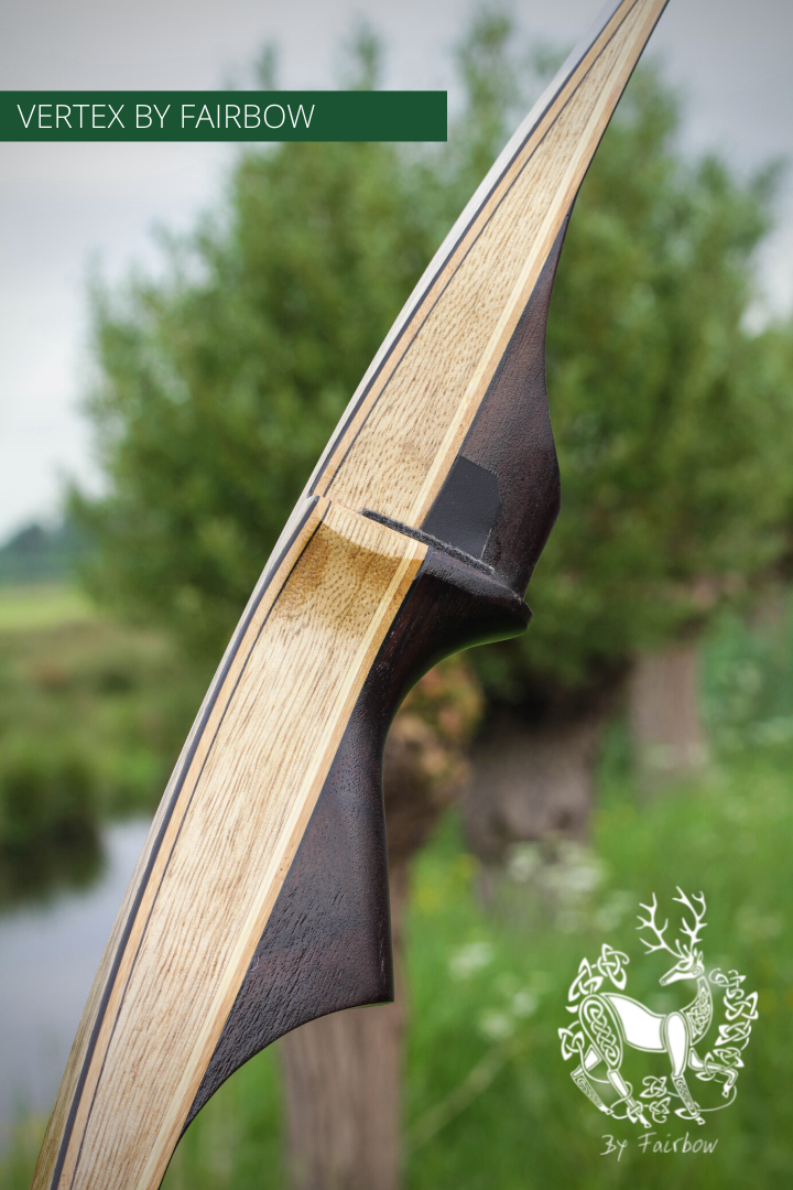 THE VERTEX BOW 68" BLACK 44 LBS @ 28 INCH RH-Bow-Fairbow-Fairbow