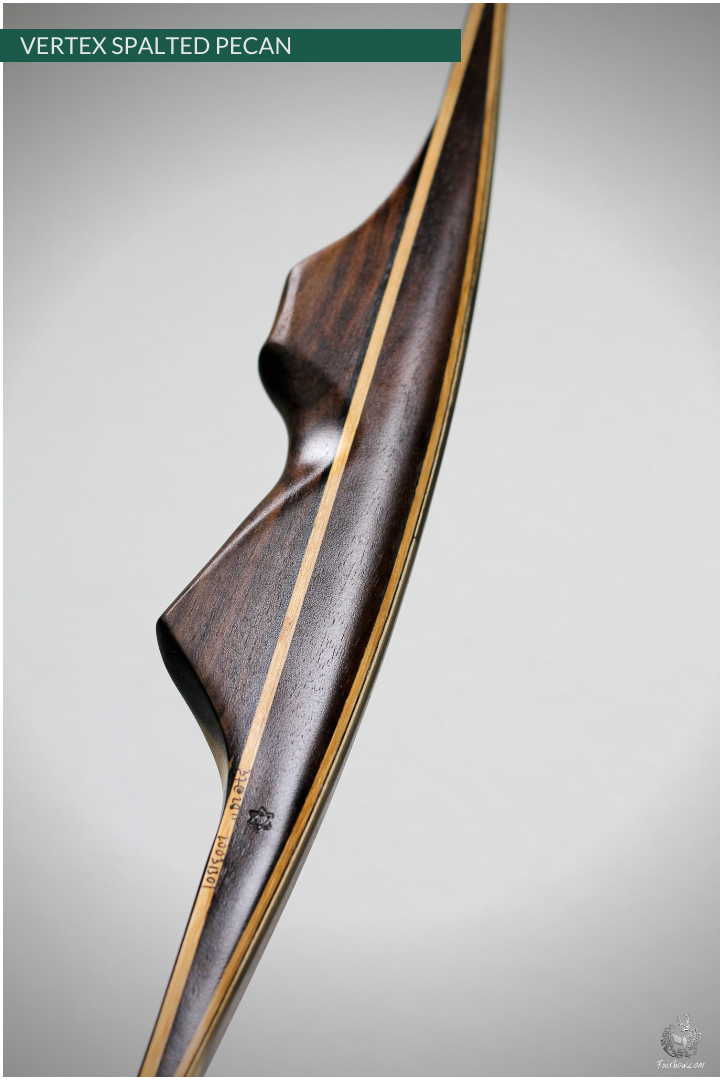 THE VERTEX BOW 68" BLACK BELLY CLEAR BACKING 37 LBS @ 28 INCH RH-Bow-Fairbow-Fairbow