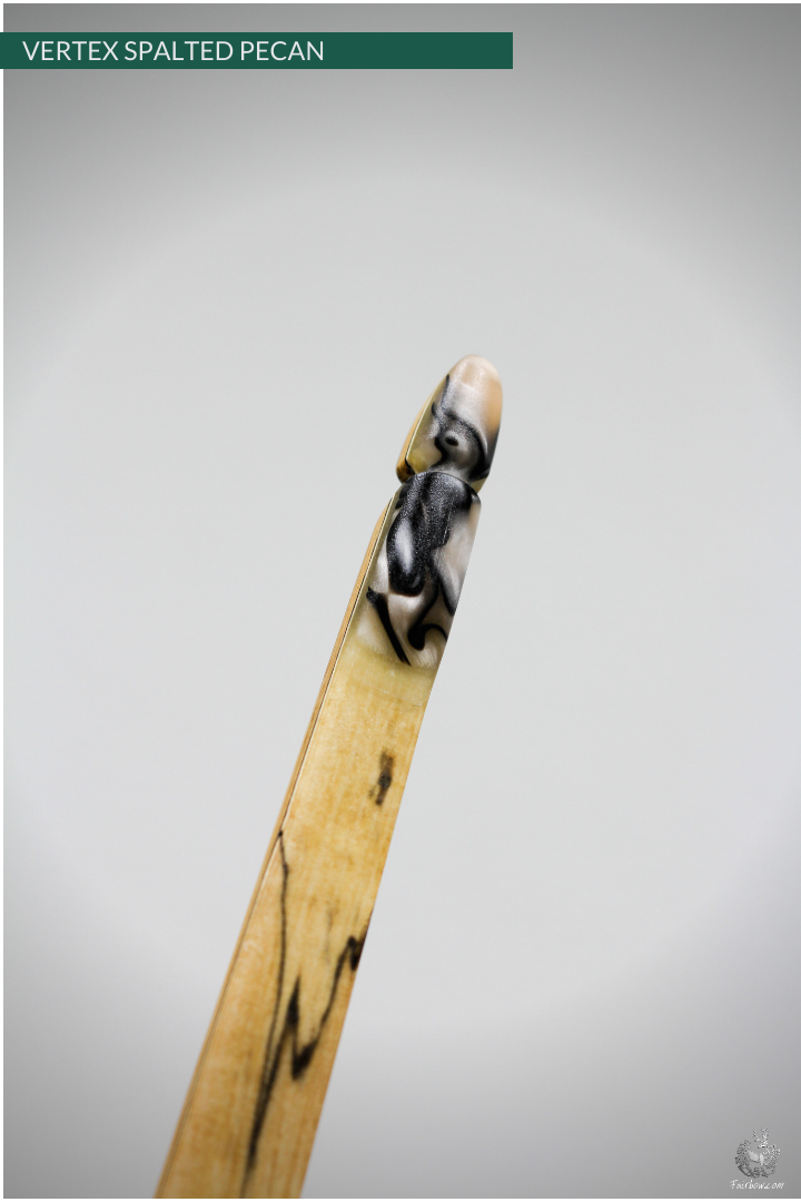 THE VERTEX BOW 68" BLACK BELLY CLEAR BACKING 37 LBS @ 28 INCH RH-Bow-Fairbow-Fairbow