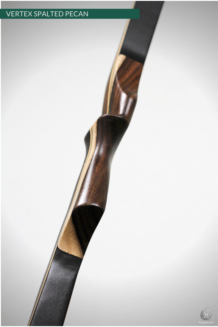 THE VERTEX BOW 68" BLACK BELLY CLEAR BACKING 37 LBS @ 28 INCH RH-Bow-Fairbow-Fairbow