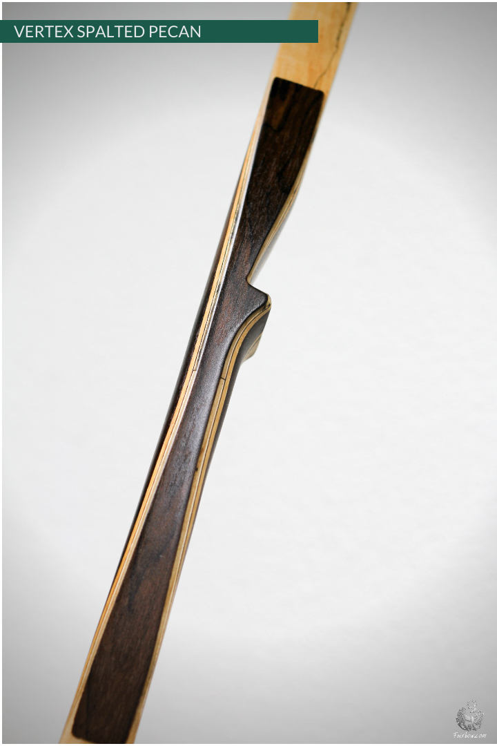 THE VERTEX BOW 68" BLACK BELLY CLEAR BACKING 37 LBS @ 28 INCH RH-Bow-Fairbow-Fairbow