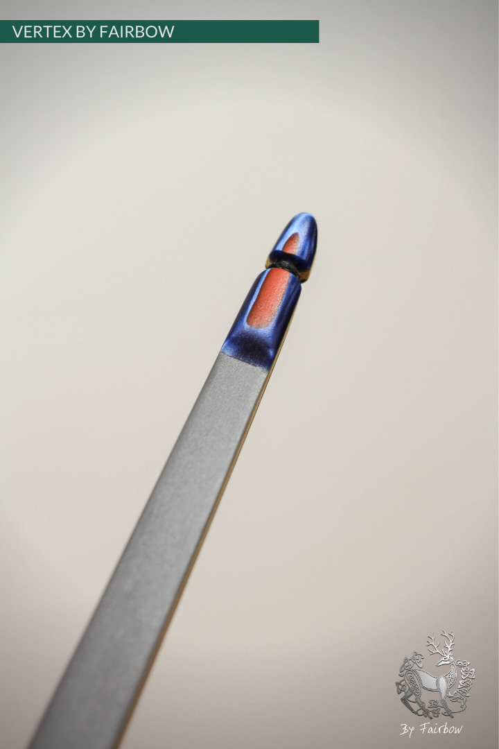 THE VERTEX BOW 68" GREY BELLY AND BACKING 50 LBS @ 28 INCH RH-Bow-Fairbow-Fairbow