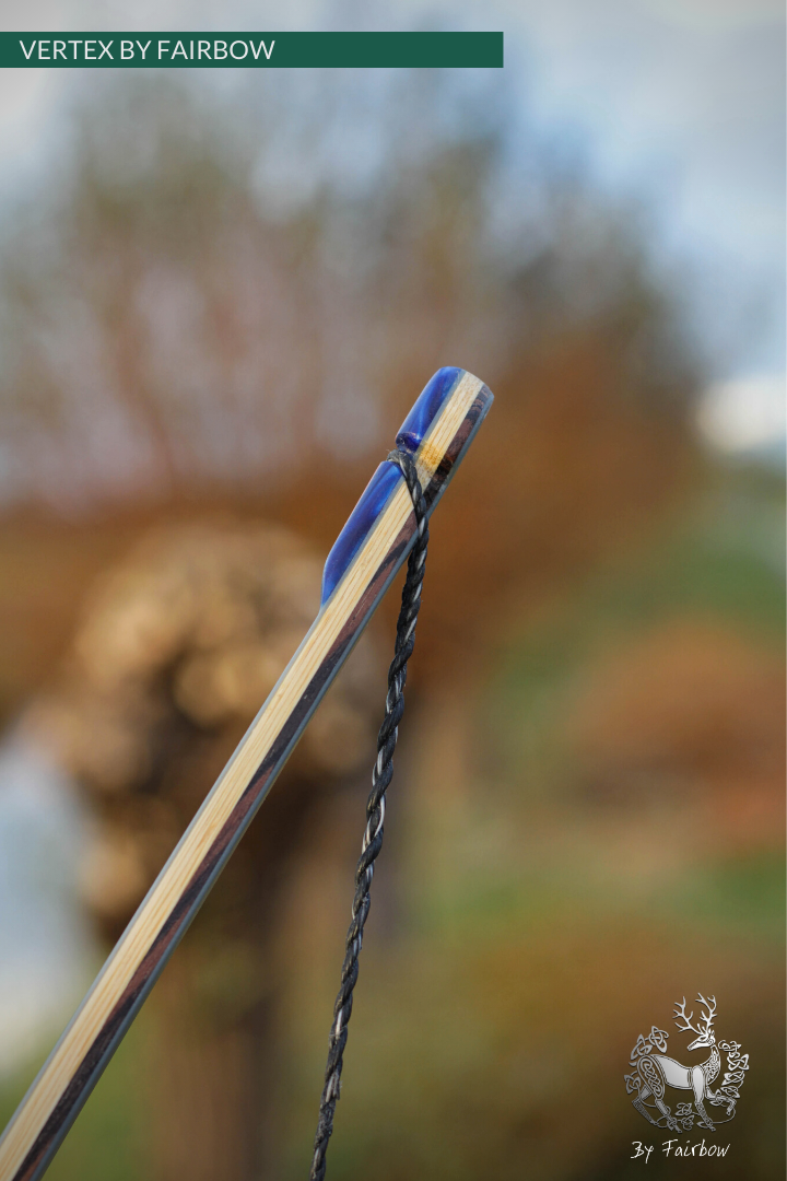 THE VERTEX BOW 68" GREY BELLY AND BACKING 50 LBS @ 28 INCH RH-Bow-Fairbow-Fairbow