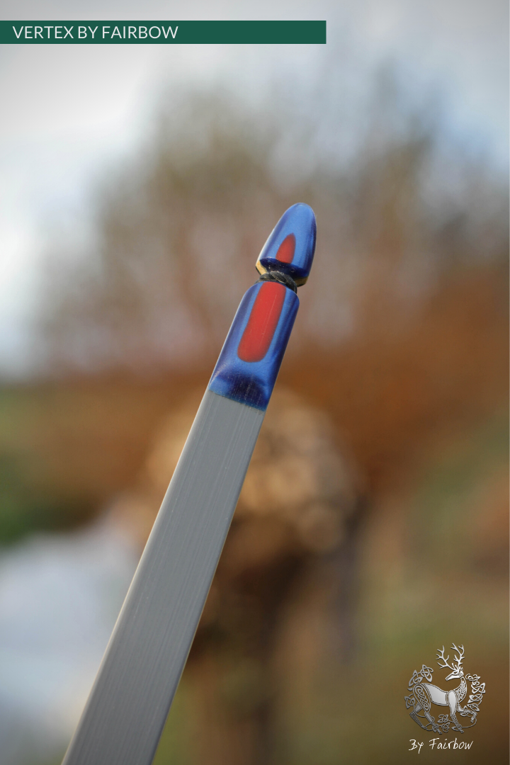 THE VERTEX BOW 68" GREY BELLY AND BACKING 50 LBS @ 28 INCH RH-Bow-Fairbow-Fairbow