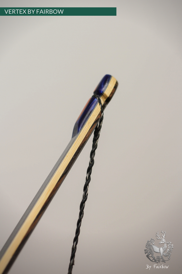THE VERTEX BOW 68" GREY BELLY AND BACKING 50 LBS @ 28 INCH RH-Bow-Fairbow-Fairbow