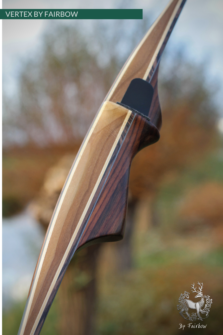 THE VERTEX BOW 68" GREY BELLY AND BACKING 50 LBS @ 28 INCH RH-Bow-Fairbow-Fairbow