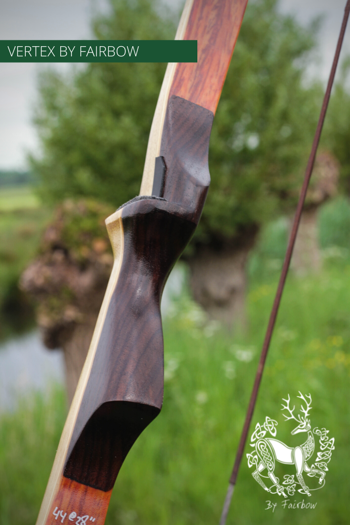 THE VERTEX BOW 68" PADOUK 44 LBS @ 28 INCH RH-Bow-Fairbow-Fairbow