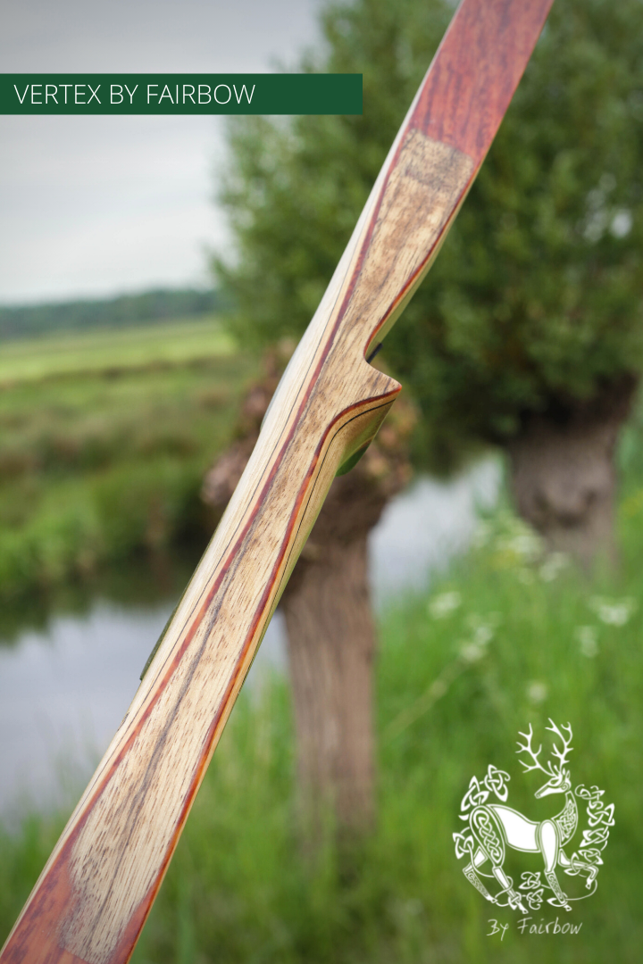 THE VERTEX BOW 68" PADOUK 44 LBS @ 28 INCH RH-Bow-Fairbow-Fairbow