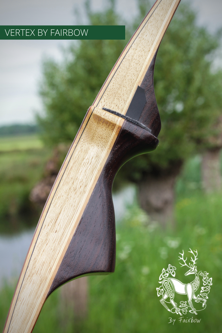 THE VERTEX BOW 68" PADOUK 44 LBS @ 28 INCH RH-Bow-Fairbow-Fairbow