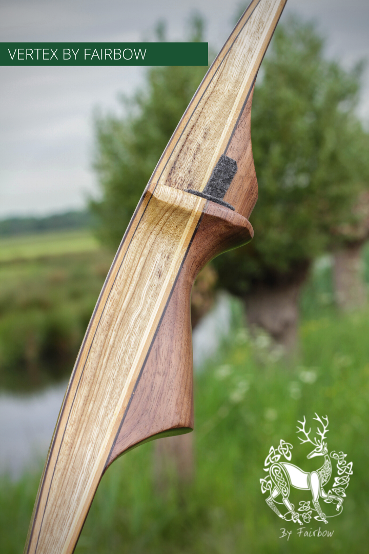 THE VERTEX BOW 68" WALNUT 45 LBS @ 28 INCH RH-Bow-Fairbow-Fairbow
