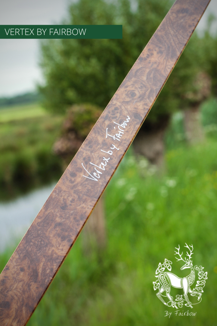 THE VERTEX BOW 68" WALNUT 45 LBS @ 28 INCH RH-Bow-Fairbow-Fairbow