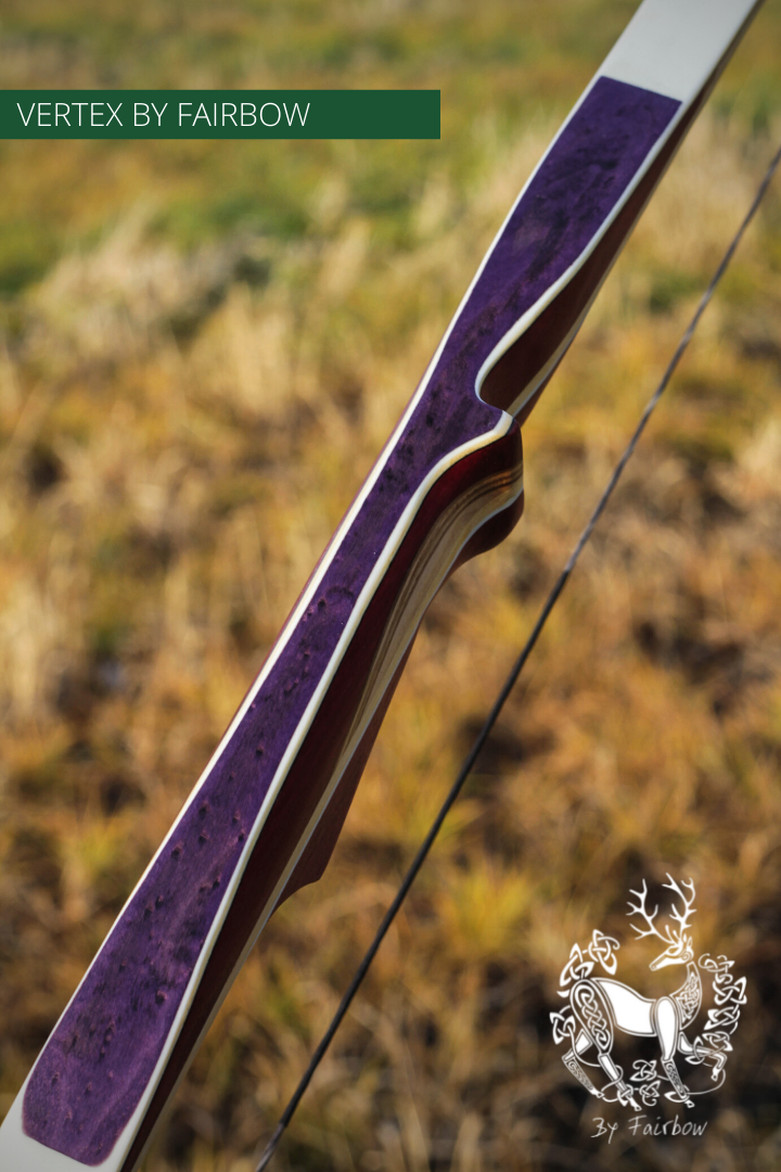 THE VERTEX BOW 68" WHITE 38 LBS @ 28 INCH RH-Bow-Fairbow-Fairbow