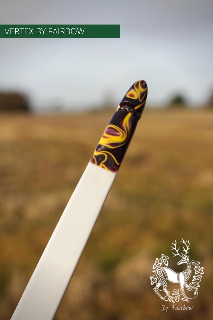 THE VERTEX BOW 68" WHITE 38 LBS @ 28 INCH RH-Bow-Fairbow-Fairbow