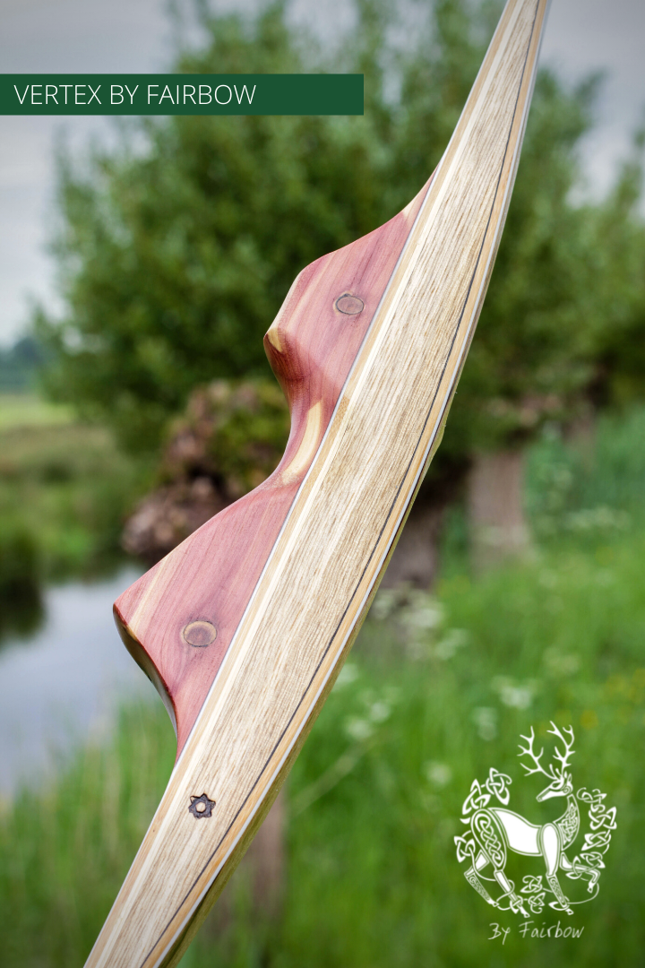 THE VERTEX BOW 68" WHITE 45 LBS @ 28 INCH RH-Bow-Fairbow-Fairbow