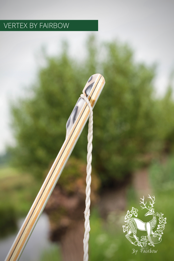 THE VERTEX BOW 68" WHITE 45 LBS @ 28 INCH RH-Bow-Fairbow-Fairbow