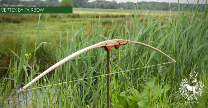 THE VERTEX BOW 68" WHITE 45 LBS @ 28 INCH RH-Bow-Fairbow-Fairbow