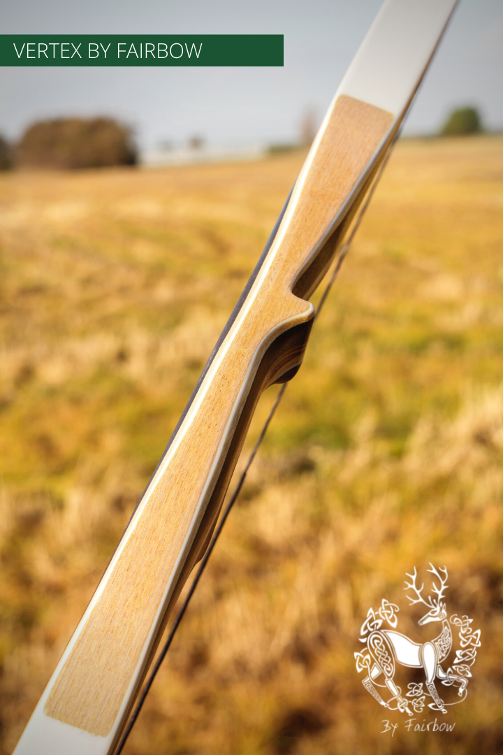 THE VERTEX BOW 68" WHITE 54 LBS @ 28 INCH RH-Bow-Fairbow-Fairbow