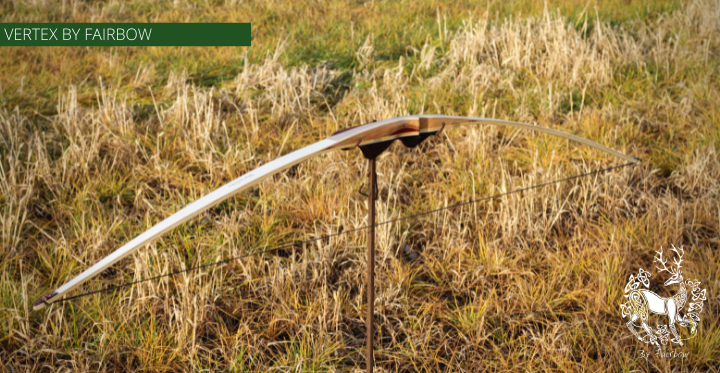 THE VERTEX BOW 68" WHITE 56 LBS @ 28 INCH RH-Bow-Fairbow-Fairbow