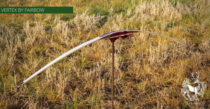 THE VERTEX BOW 68" WHITE 58 LBS @ 28 INCH RH-Bow-Fairbow-Fairbow