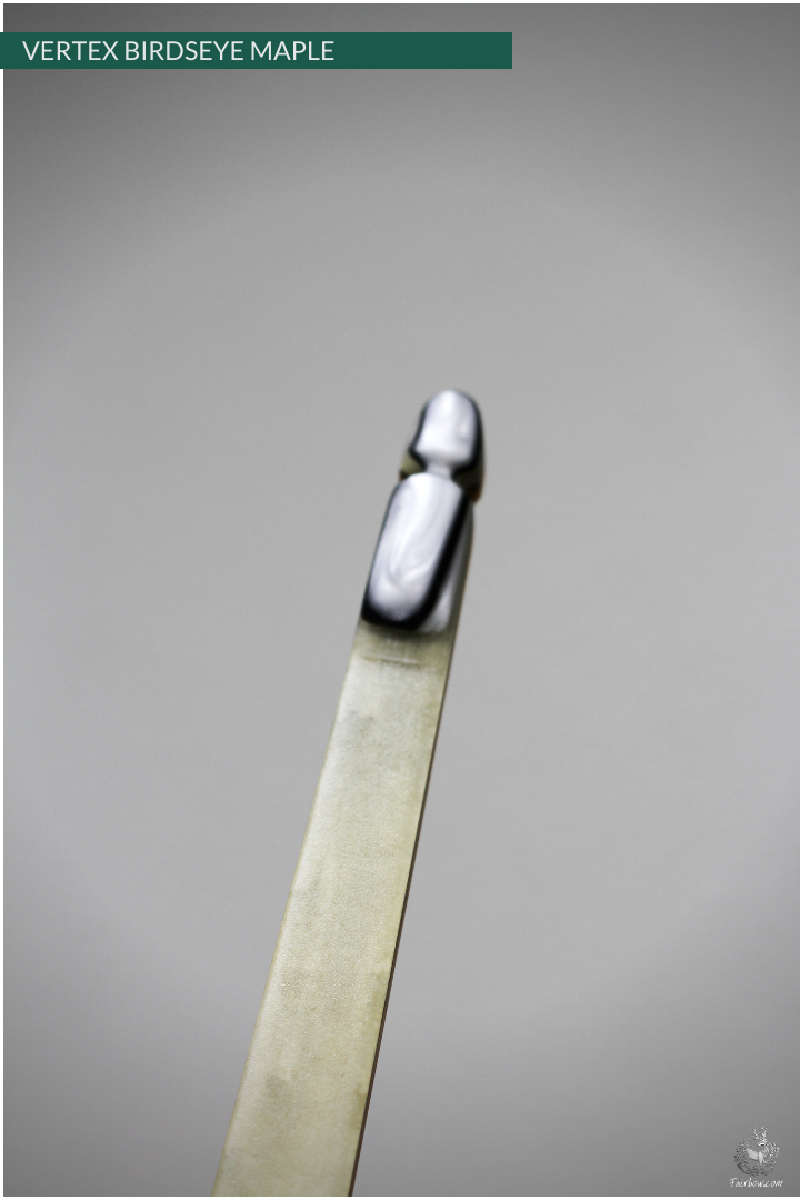 THE VERTEX BOW 68" WHITE BELLY CLEAR BACKING 35 LBS @ 28 INCH RH-Bow-Fairbow-Fairbow