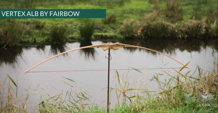 THE VERTEX BOW R-D 64" BLACK LIMBA, BAMBOO-GLASS 36 LBS @ 28 INCH RH-Bow-Fairbow-Fairbow