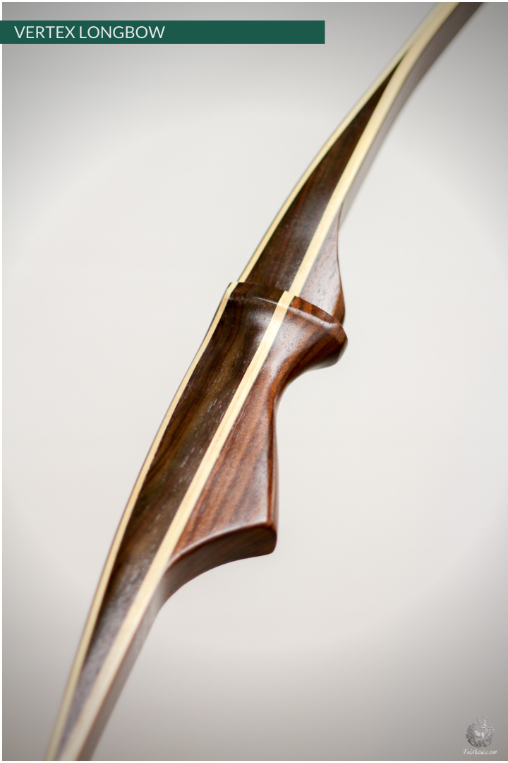 THE VERTEX BOW R-D 64" ROSEWOOD, BAMBOO-GLASS 60 LBS @ 28 INCH RH-Bow-Fairbow-Fairbow