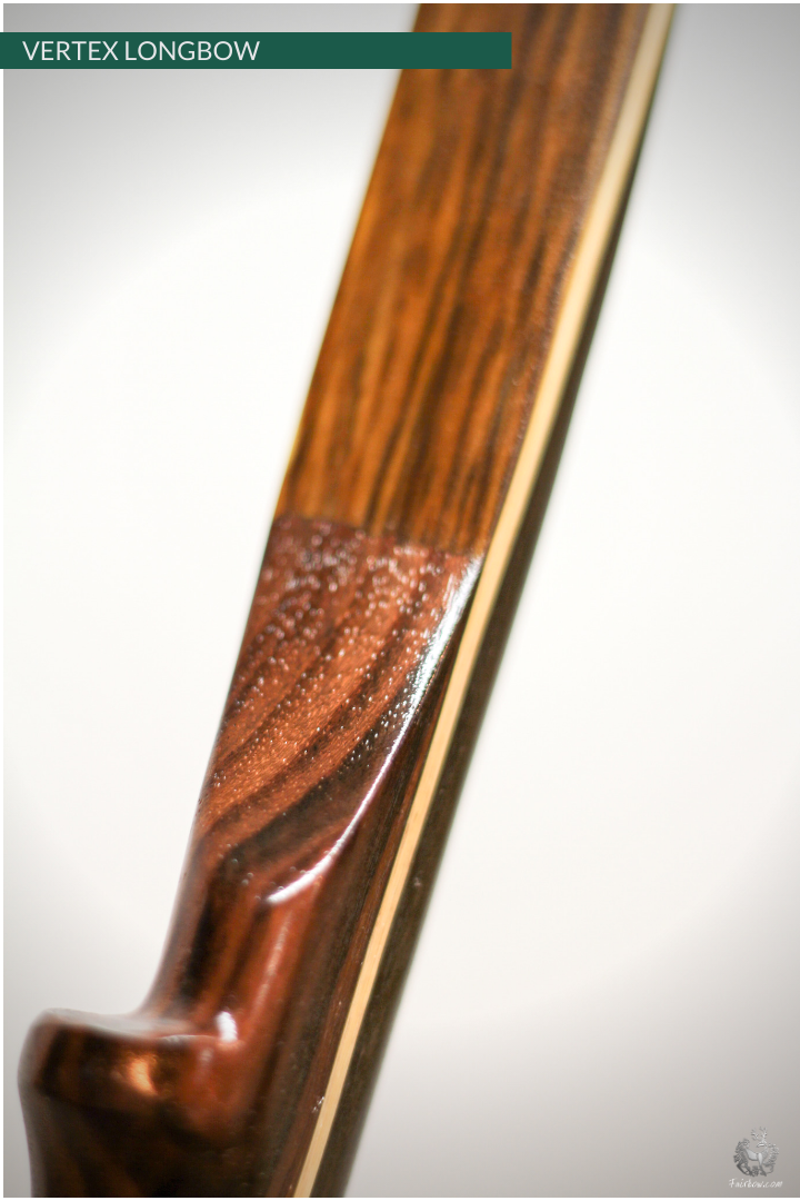 THE VERTEX BOW R-D 64" ROSEWOOD, BAMBOO-GLASS 60 LBS @ 28 INCH RH-Bow-Fairbow-Fairbow