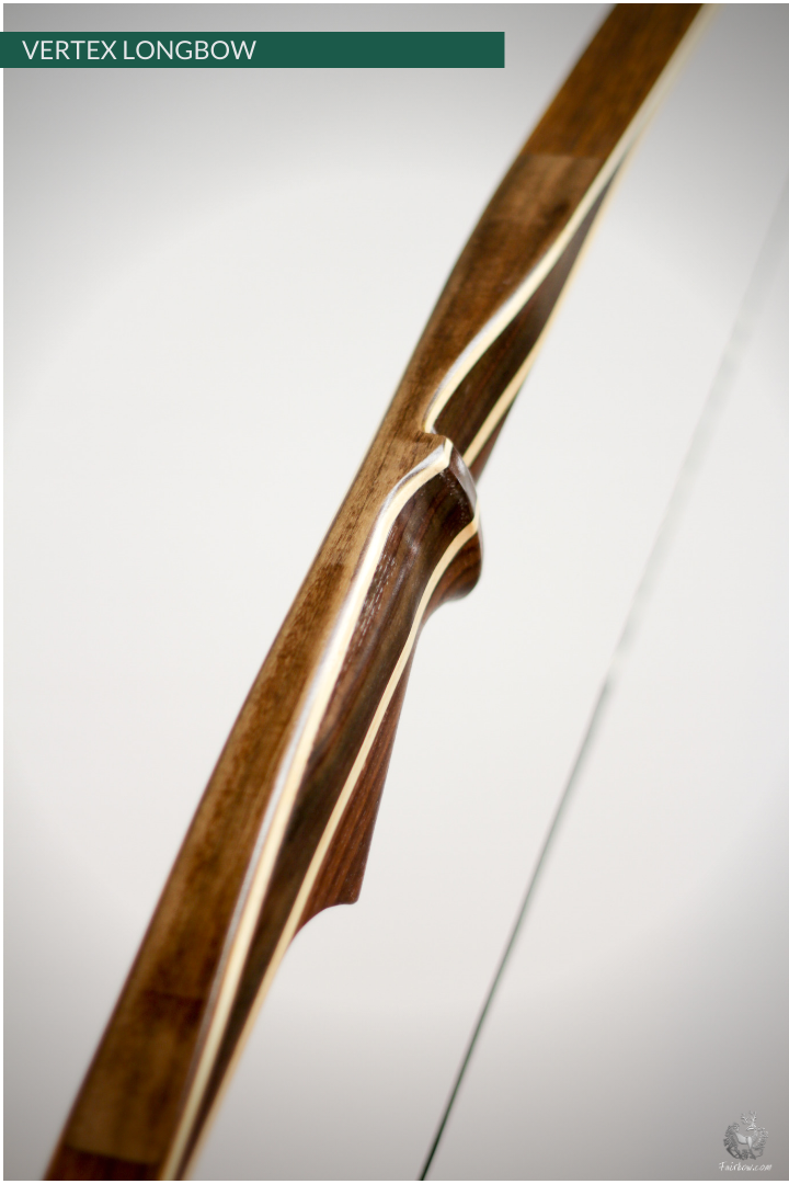 THE VERTEX BOW R-D 64" ROSEWOOD, BAMBOO-GLASS 60 LBS @ 28 INCH RH-Bow-Fairbow-Fairbow