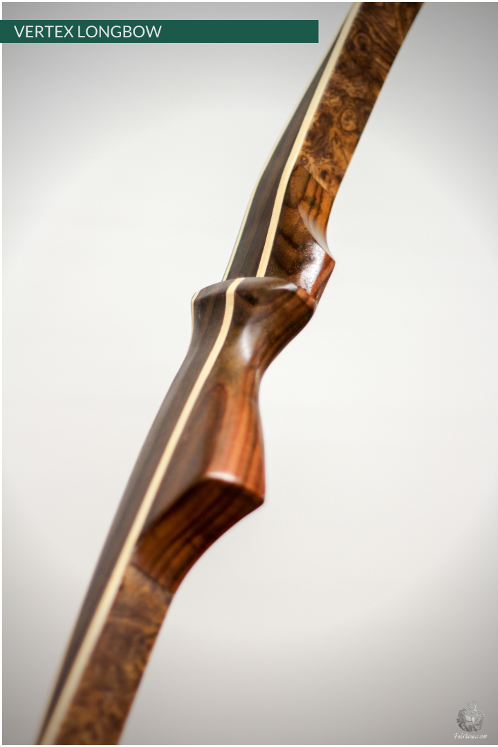 THE VERTEX BOW R-D 66" ROSEWOOD, BAMBOO-GLASS 50 LBS @ 28 INCH RH-Bow-Fairbow-Fairbow