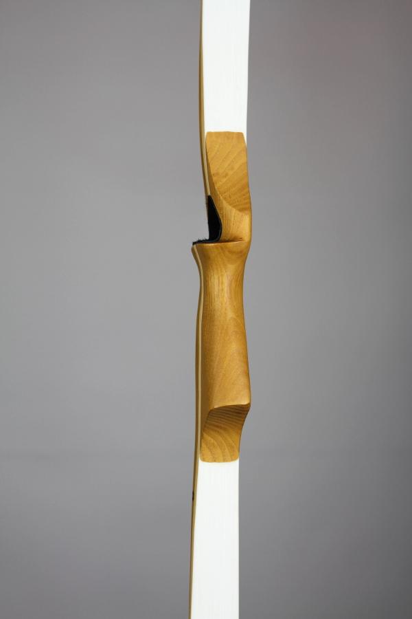 THE VERTEX BOW R-D 68" OSAGE AND WHITE, BAMBOO-GLASS 50 LBS @ 28 INCH RH-Bow-Fairbow-Fairbow