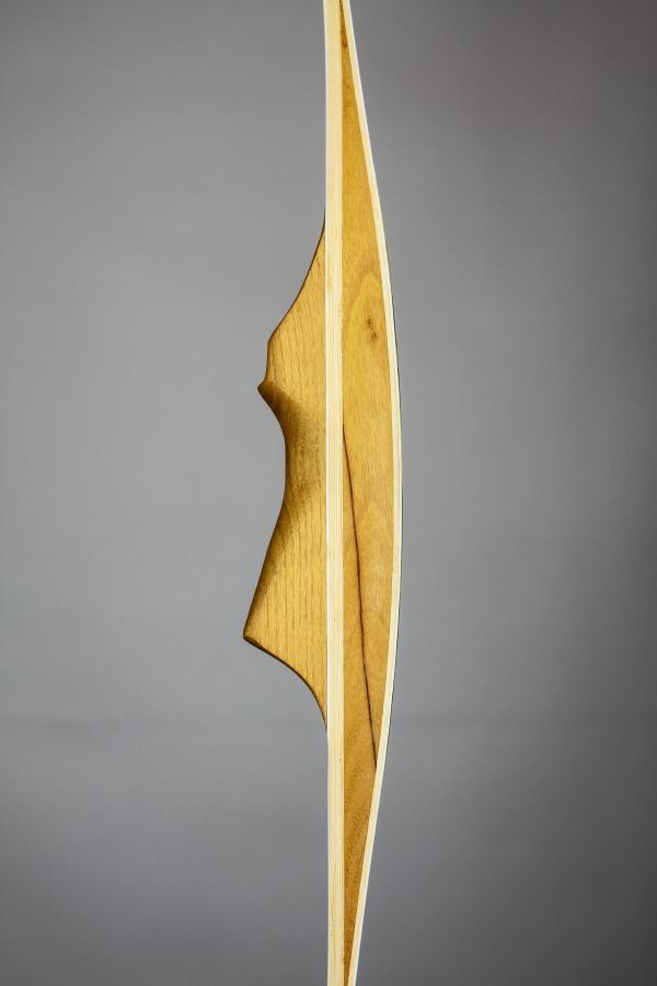 THE VERTEX BOW R-D 68" OSAGE AND WHITE, BAMBOO-GLASS 50 LBS @ 28 INCH RH-Bow-Fairbow-Fairbow