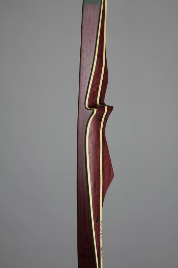 THE VERTEX BOW R-D 68" PURPER AND GREEN, BAMBOO-GLASS 45 LBS @ 28 INCH RH-Bow-Fairbow-Fairbow