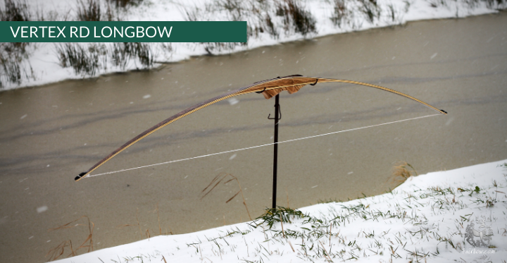 THE VERTEX BOW R-D 68" ZEBRANO, BAMBOO-GLASS 45 LBS @ 28 INCH RH-Bow-Fairbow-Fairbow