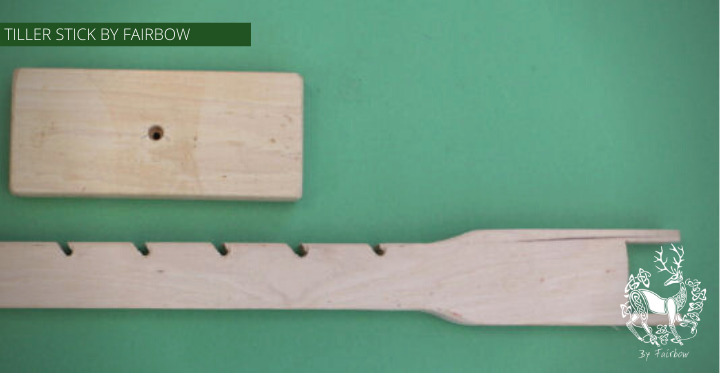 TILLER STICK SOLID WOOD WITH EASY INCREMENTS-Fairbow-Fairbow