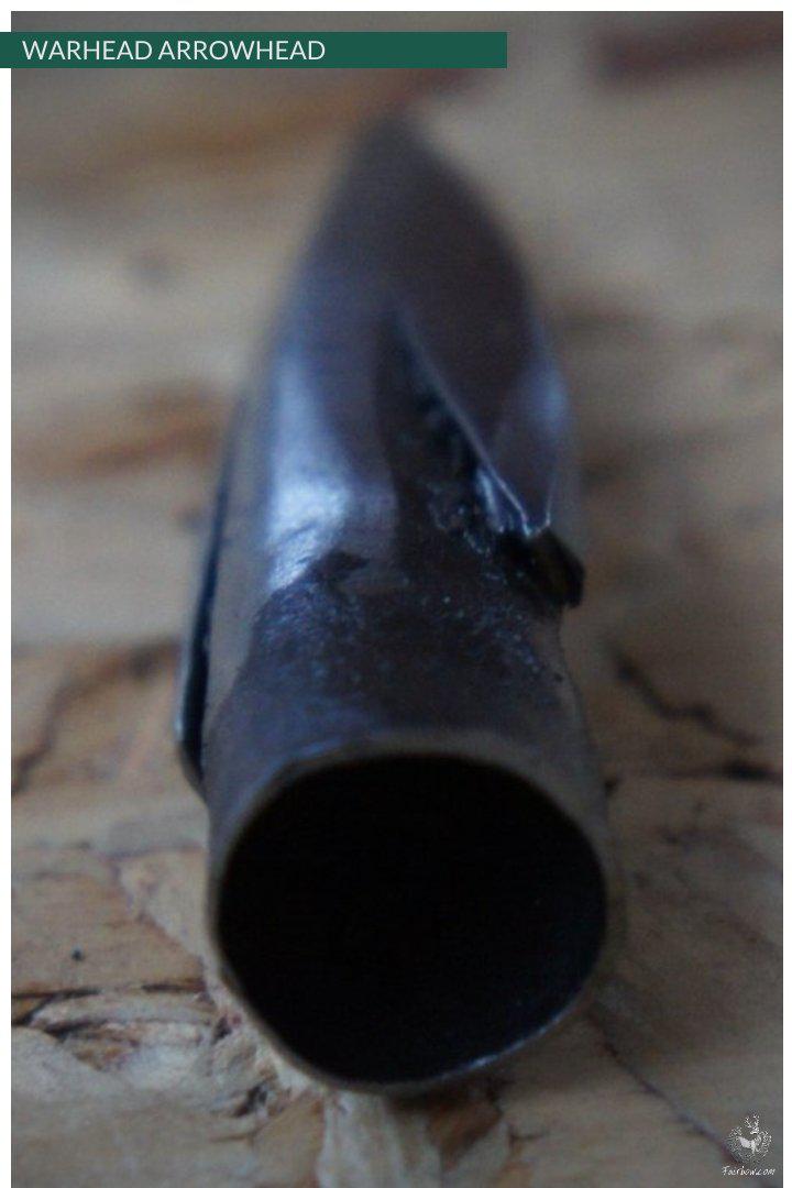 TYPE 16 WARHEAD ARROWHEAD 11 MM HAND FORGED-arrow point-Fairbow-Fairbow