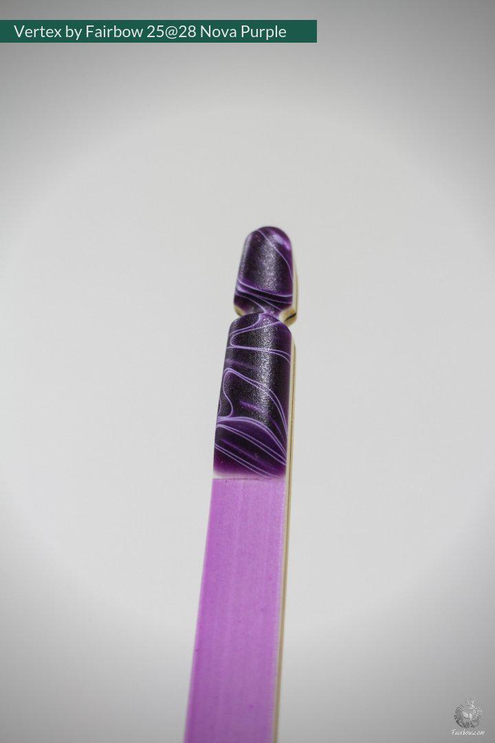 VERTEX, 25 LBS REFLEX DEFLEX AMERICAN LONGBOW, PANGAPANGA-WOOD AND BAMBOO, NOVA PURPLE-Bow-Fairbow-Fairbow