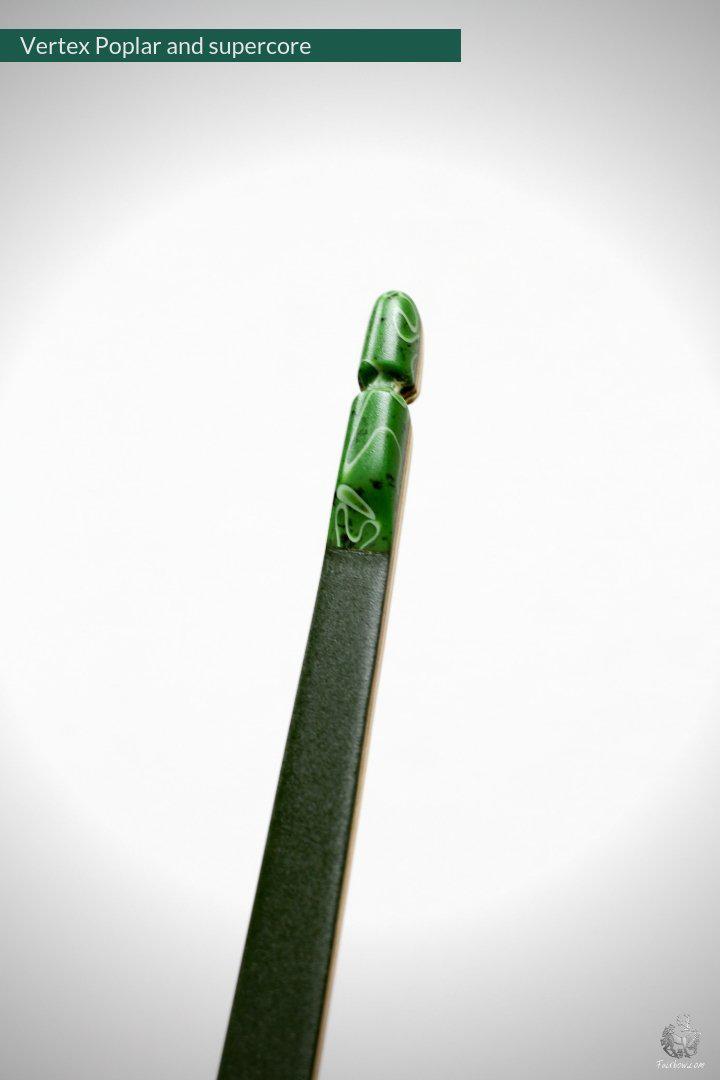 VERTEX, 30 LBS REFLEX DEFLEX AMERICAN LONGBOW, POPLAR WOOD AND BAMBOO-Bow-Fairbow-Fairbow