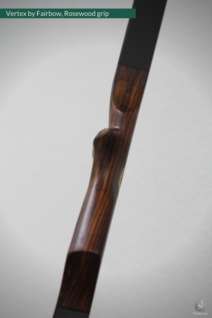 VERTEX, 33 LBS REFLEX DEFLEX AMERICAN LONGBOW, ROSEWOOD AND BAMBOO-Bow-Fairbow-Fairbow