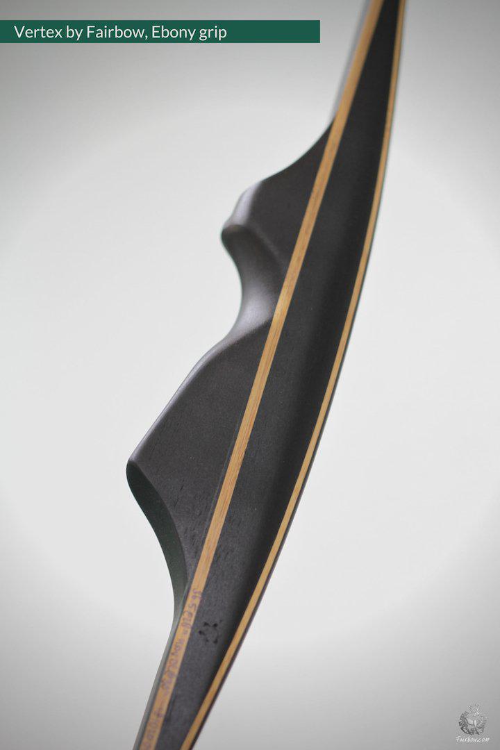 VERTEX, 45 LBS REFLEX DEFLEX AMERICAN LONGBOW, EBONY AND BAMBOO-Bow-Fairbow-Fairbow