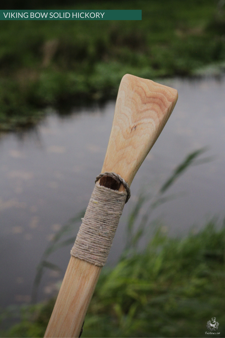 VIKING BOW, SOLID HICKORY SUPERIOR 35 lbs @ 28 inch-Bow-Fairbow-Fairbow