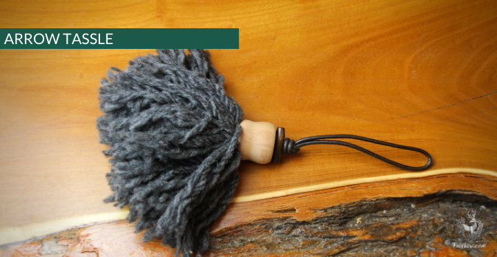WOOD N WOOL TASSLE, IN CASE YOUR ARROWS GET SMUDGED-Sundries-Fairbow-Dark grey-Fairbow