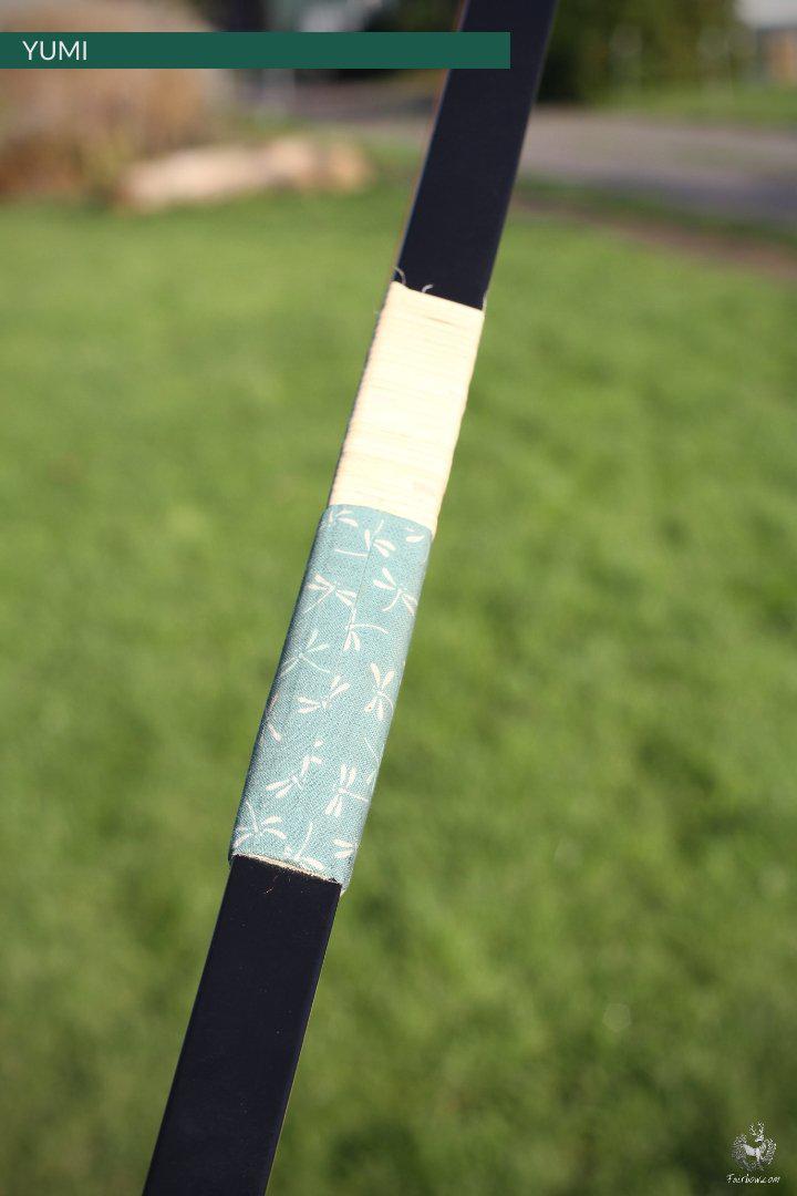YUMI, BAMBOO WITH BLACK FIBER GLASS YONSUN 9.5 KG-Japanese bow-Fairbow-Fairbow