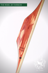 THE REBEL BOW 29@28 GREEN GLASS, AROMATIC CEDAR RISER, BAMBOO CORES