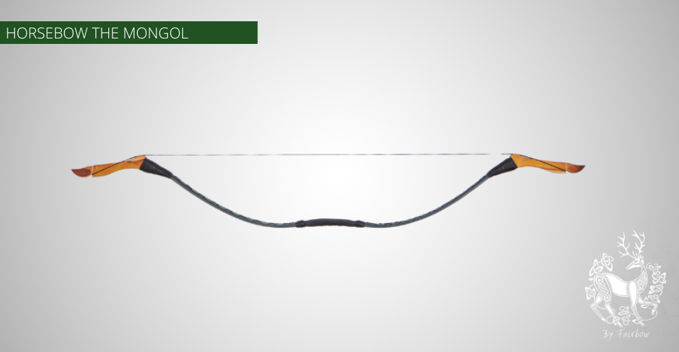 DER MONGOL: EIN RECURVE/REITERBOGEN 58 ZOLL, AUF LAGER