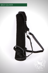 BACKQUIVER, BLACK WITH MEDIEVAL DESIGN AND ADJ. STRAPS-Quiver-Fairbow-Fairbow