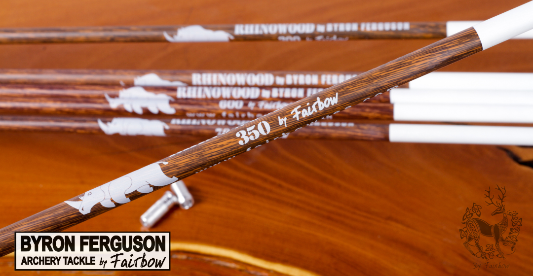 BYRON's RHINOWOOD CARBON SHAFTS 11/32 OD, 32 INCH LENGTH-Shaft-Fairbow-350-Half dozen (6)-Fairbow