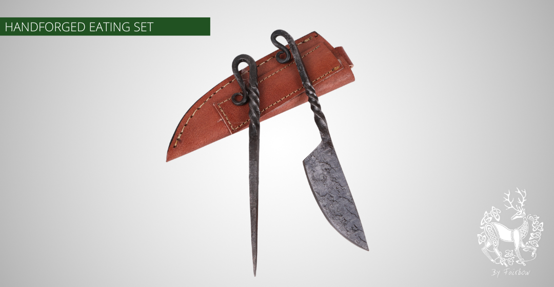HANDFORGED 2 PIECE EATING SET