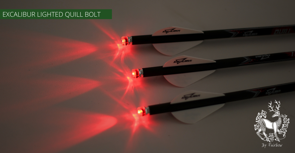 EXCALIBUR BOLT CARBON QUILL 16.5 INCH ILLUMINATED-survival gear-EXCALIBUR-Fairbow