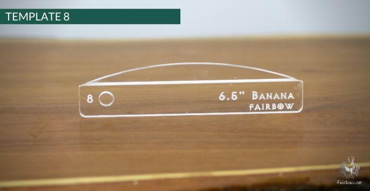 FEATHER CUTTING TEMPLATE PRE-GLUE (1-40)-Tool-Fairbow-Left wing-Rebel no.1-Fairbow