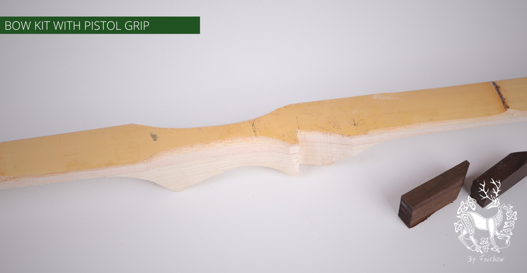 KIT DELUXE BEGINNERS KIT ALB HICKORY / BAMBOO BACKED WITH PISTOL GRIP-Bow kit-Fairbow-Right handed-Fairbow